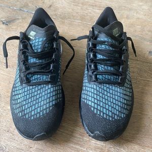 Nike Zoom Pegasus 37 Black / Teal Women Running / Walking Shoe / Sneakers Sz 7.5